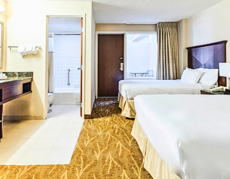POOLSIDE MINI SUITE | TWO DOUBLE BEDS